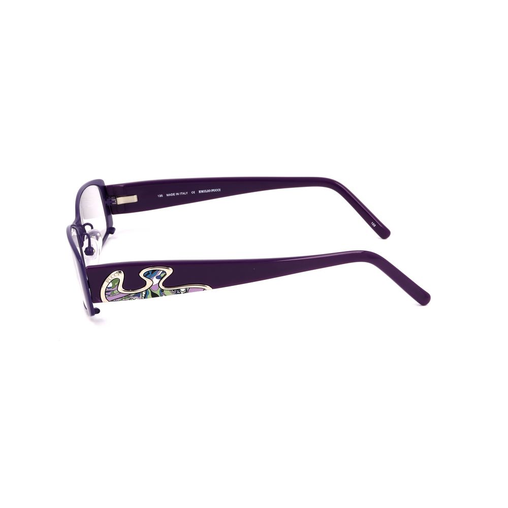 Emilio Pucci Lila Metallbrille (Gestelle)