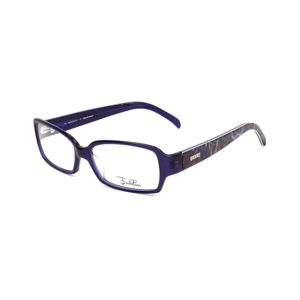 Emilio Pucci Blue Plastic Eyeglass Frames
