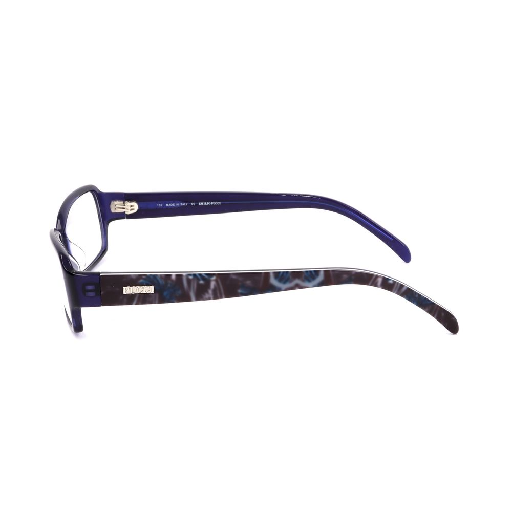 Emilio Pucci Blue Plastic Eyeglass Frames