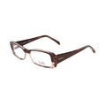 Emilio Pucci Brown Plastic Eyeglass Frames