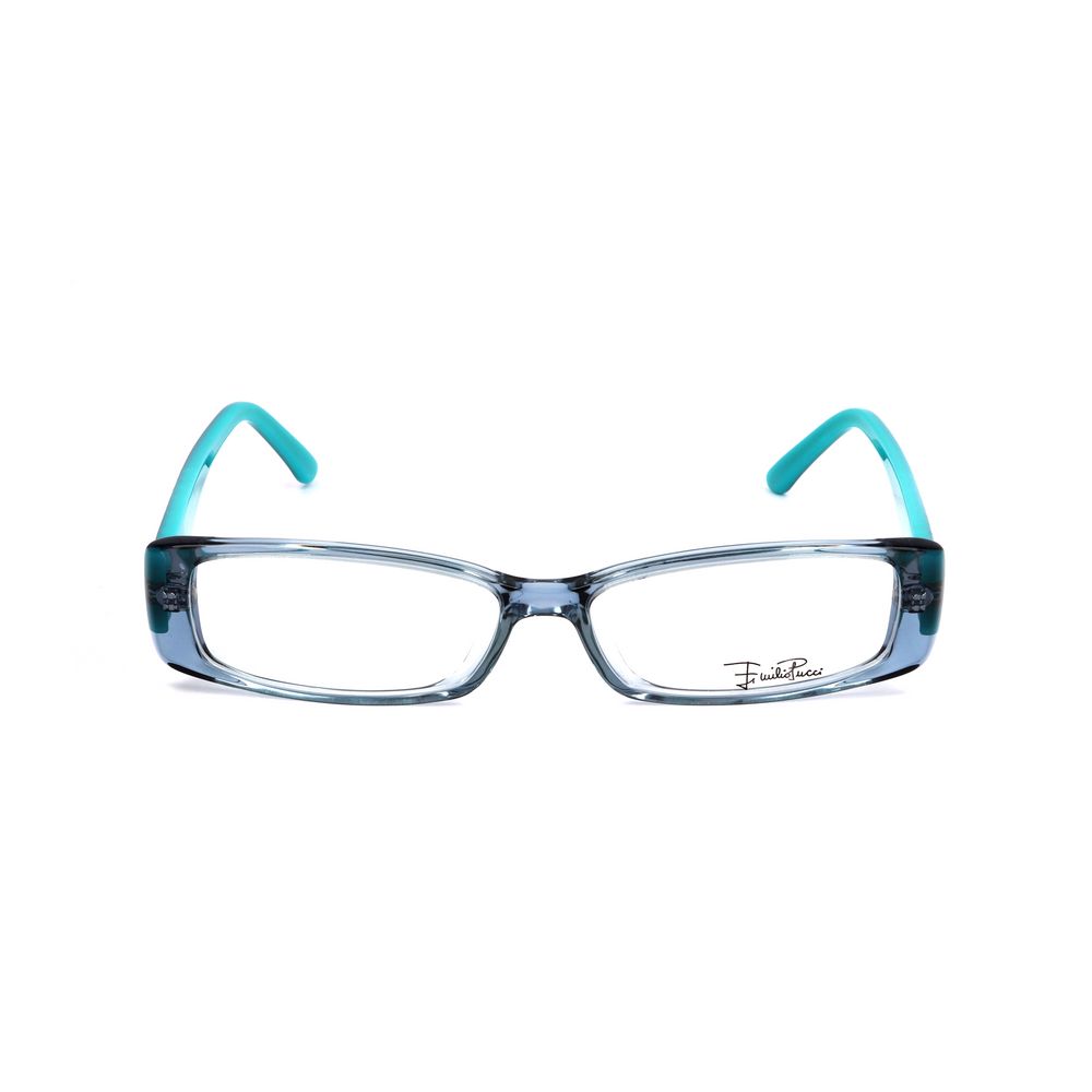Emilio Pucci Blue Plastic Eyeglass Frames