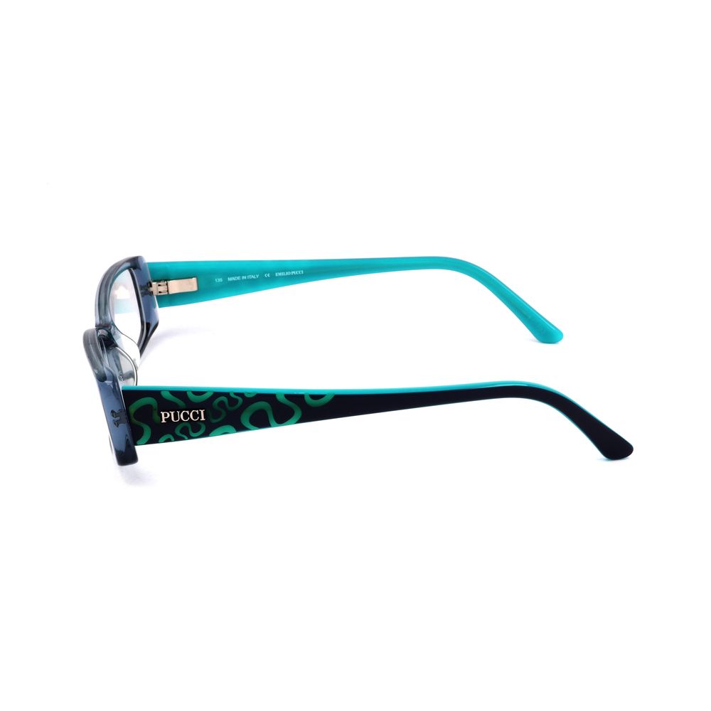 Emilio Pucci Blue Plastic Eyeglass Frames