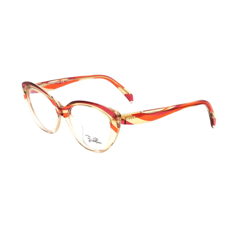 Emilio Pucci Red Plastic Eyeglass Frames