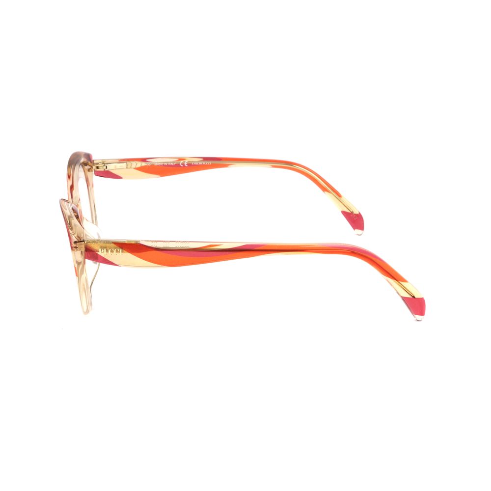 Emilio Pucci Red Plastic Eyeglass Frames