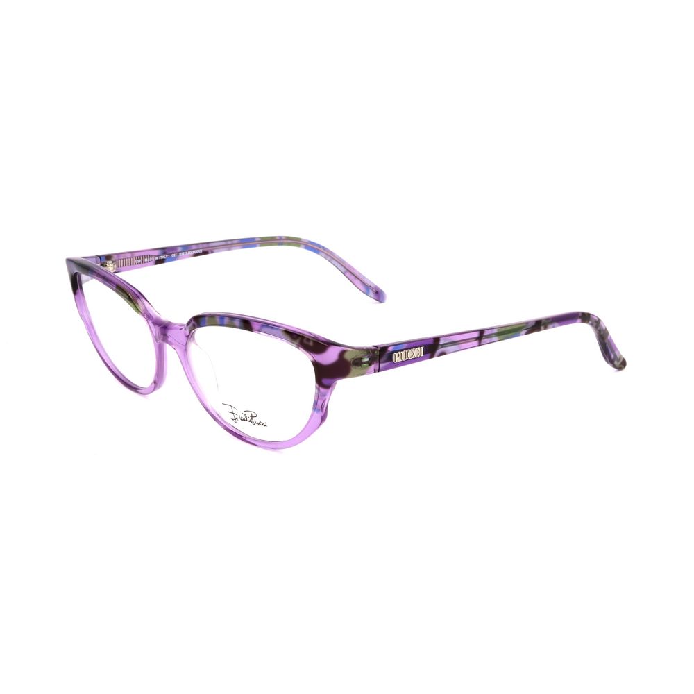 Emilio Pucci Lilac Plastic Eyeglass Frames