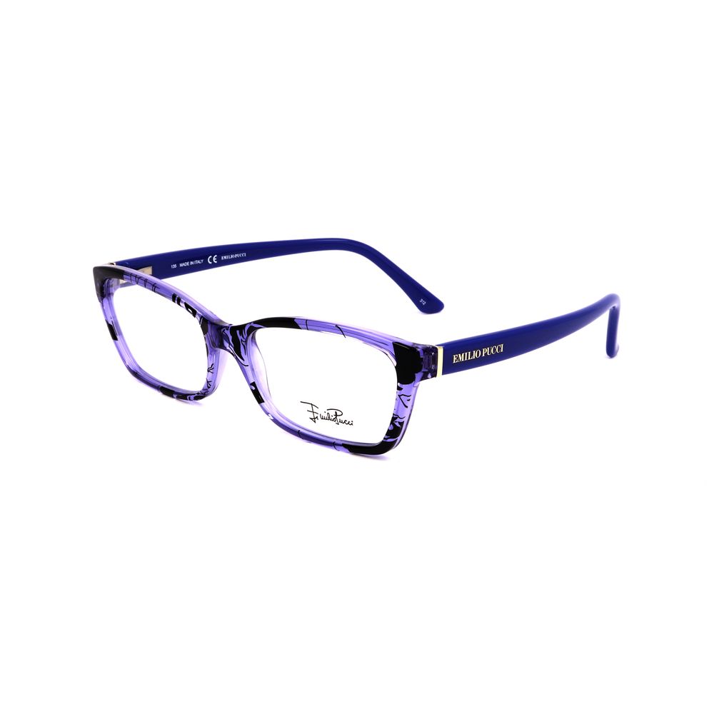 Emilio Pucci Blue Plastic Eyeglass Frames