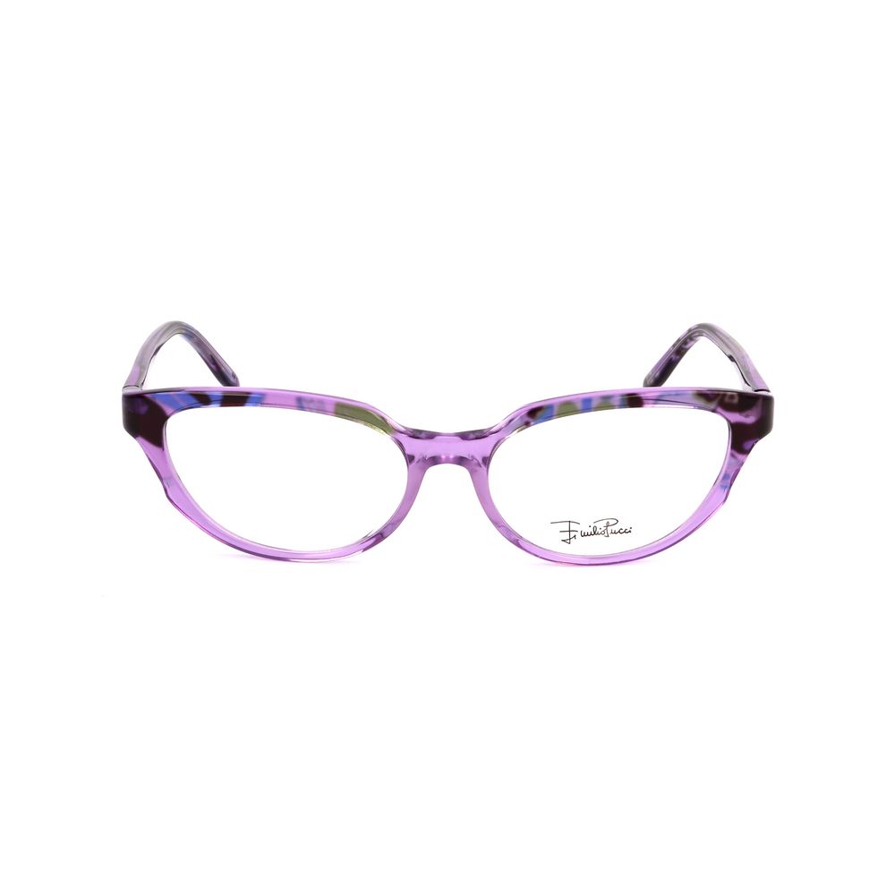 Emilio Pucci Lilac Plastic Eyeglass Frames