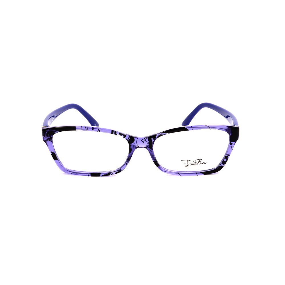 Emilio Pucci Blue Plastic Eyeglass Frames
