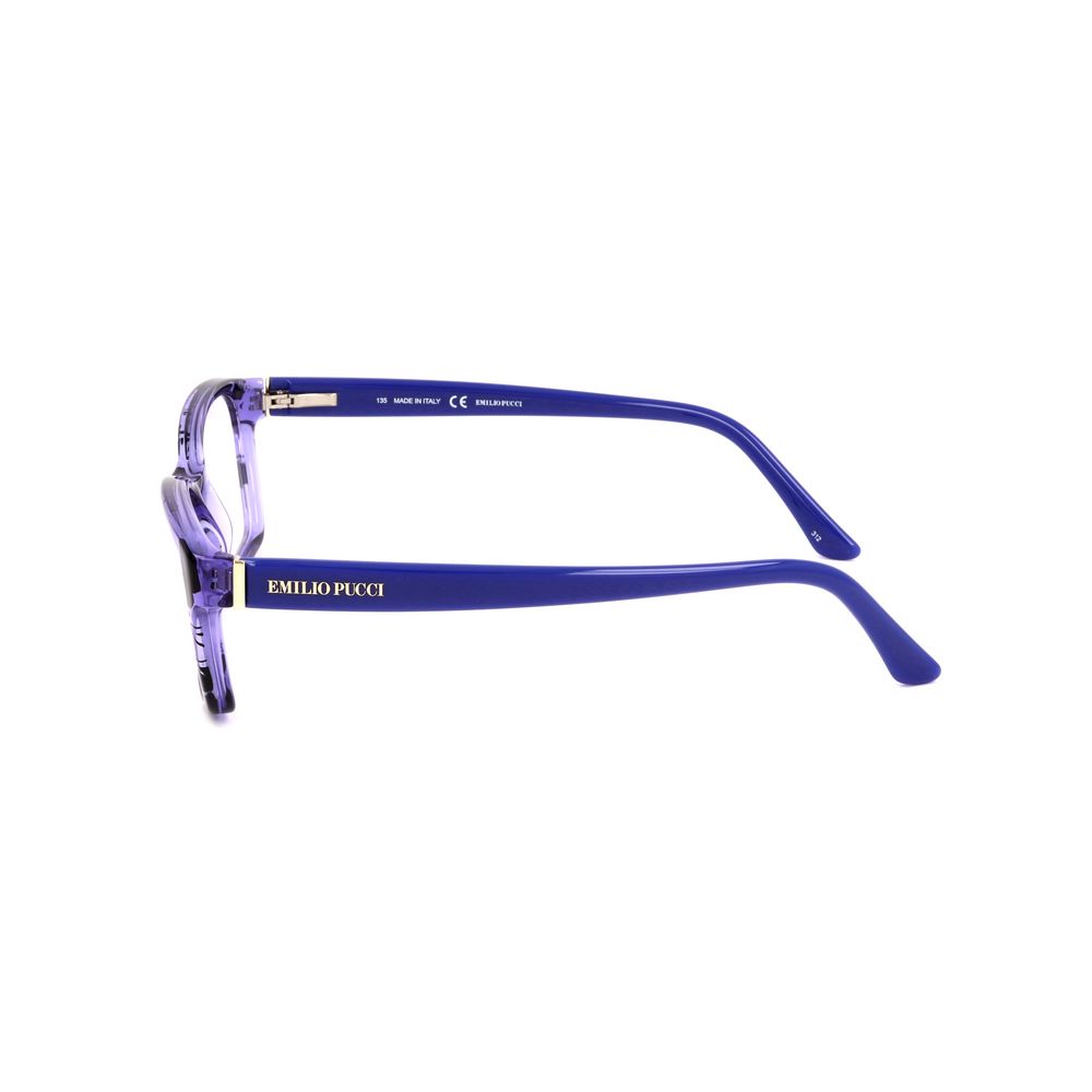 Emilio Pucci Blue Plastic Eyeglass Frames