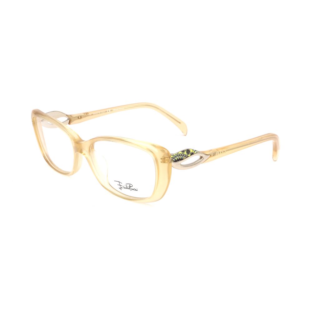 Emilio Pucci Orange Plastic Eyeglass Frames
