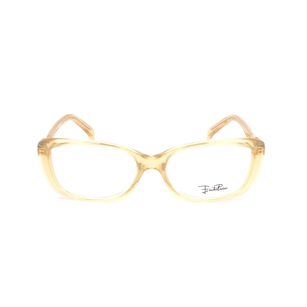 Emilio Pucci Orange Plastic Eyeglass Frames