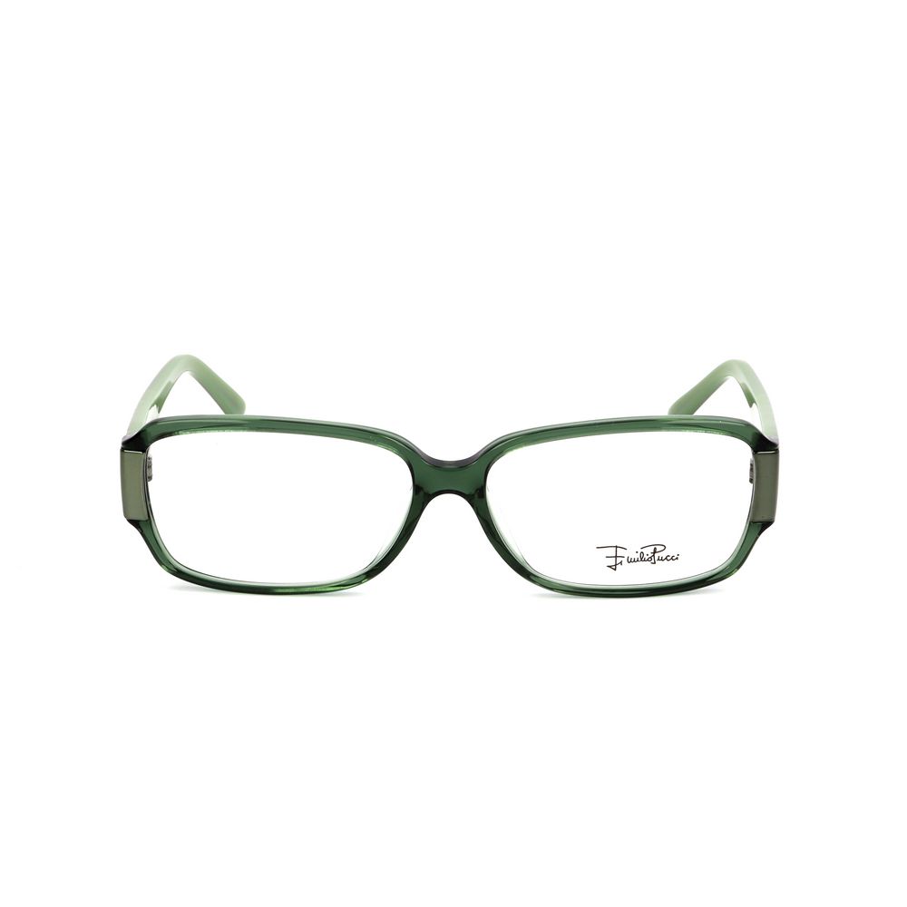 Emilio Pucci Olivgrüne Kunststoffbrille (Fassung)