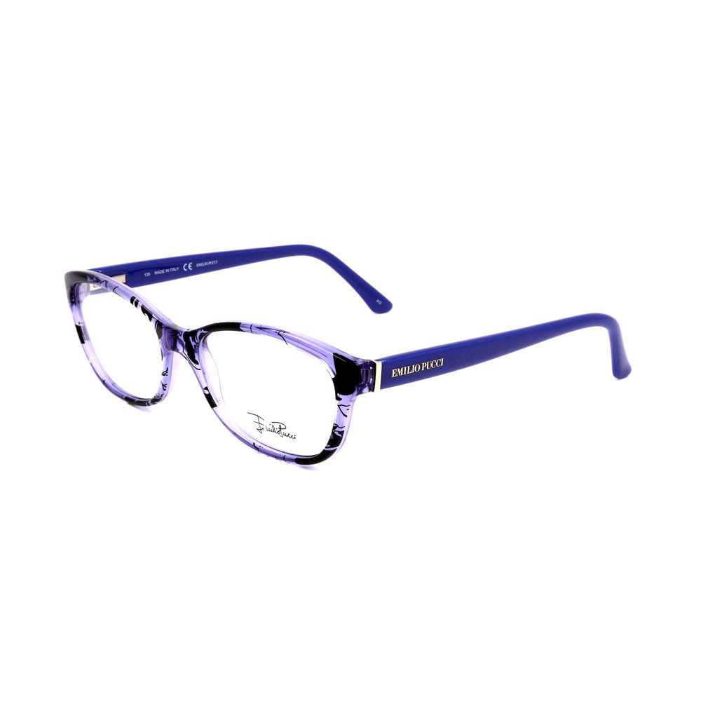 Emilio Pucci Blue Plastic Eyeglass Frames