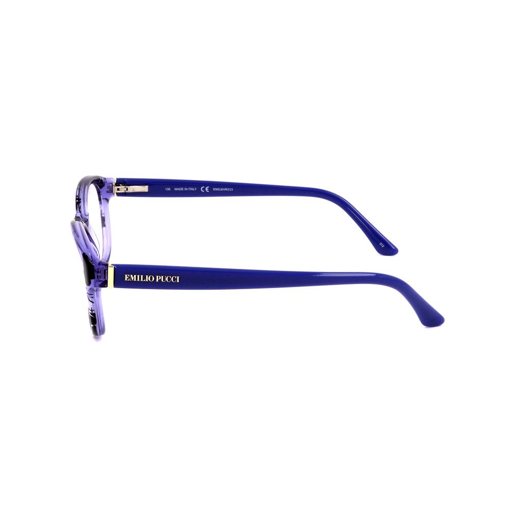 Emilio Pucci Blue Plastic Eyeglass Frames