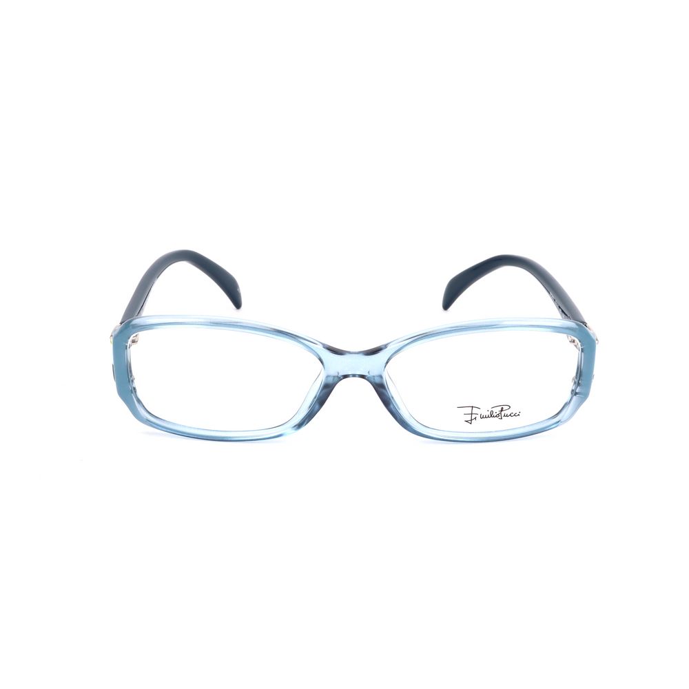 Emilio Pucci Blue Plastic Eyeglass Frames