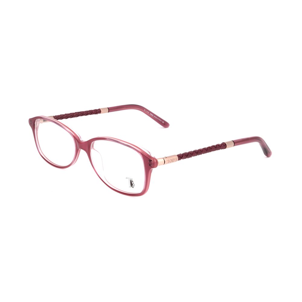 Tod's Rote Acetat-Brillengestelle