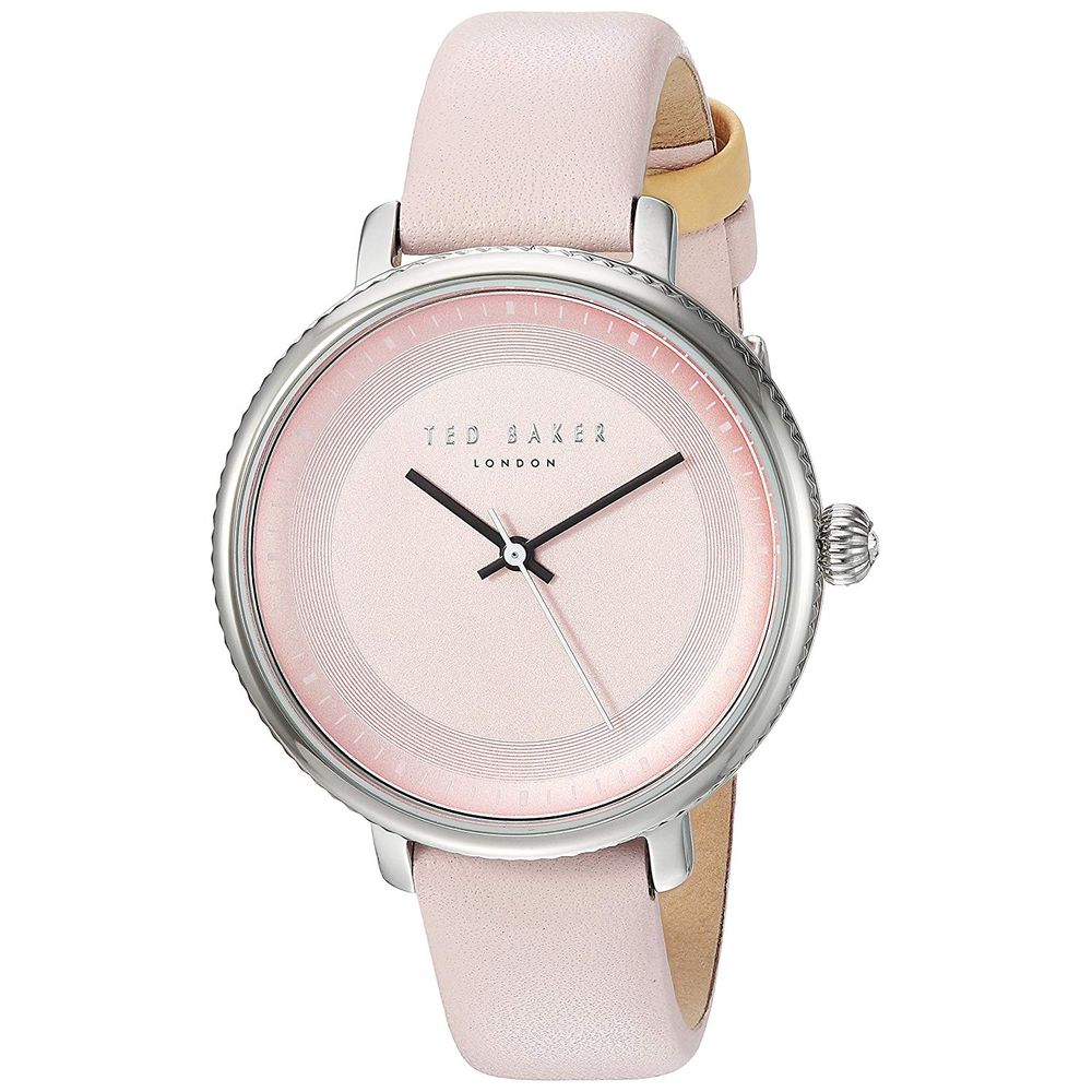 Ted Baker Buntes Leder-Kleidungsstück-Armbanduhr