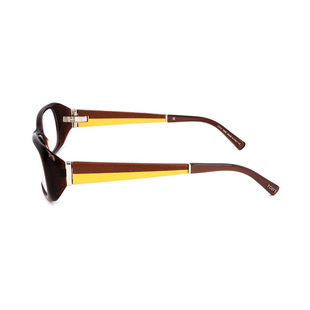 Tod's Brillenfassung aus braunem Acetat