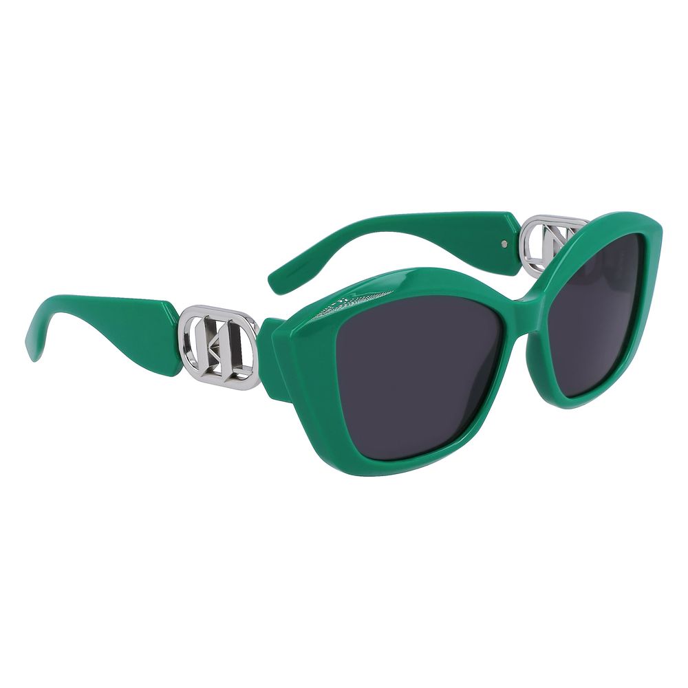 Karl Lagerfeld Green Splatter Sunglasses