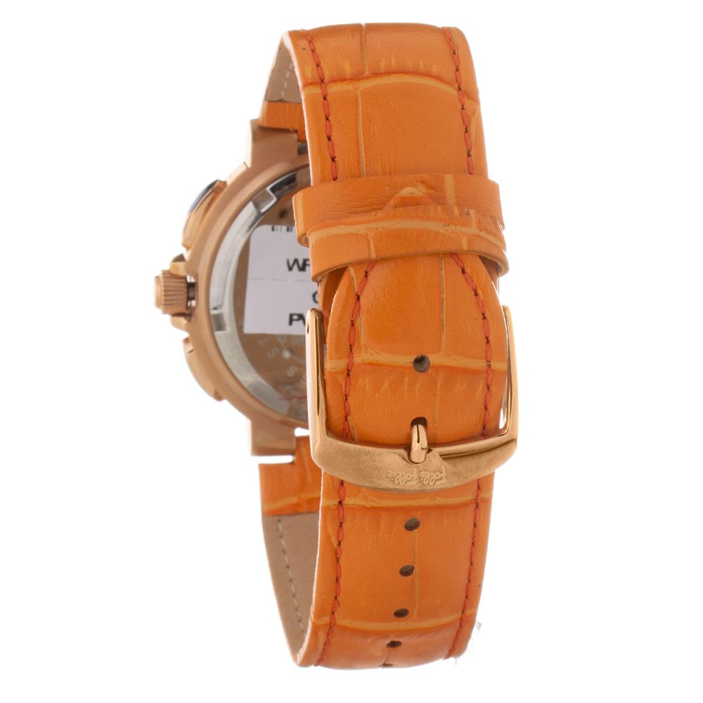 Folli Follie Orange Leather Garment Wristwatch