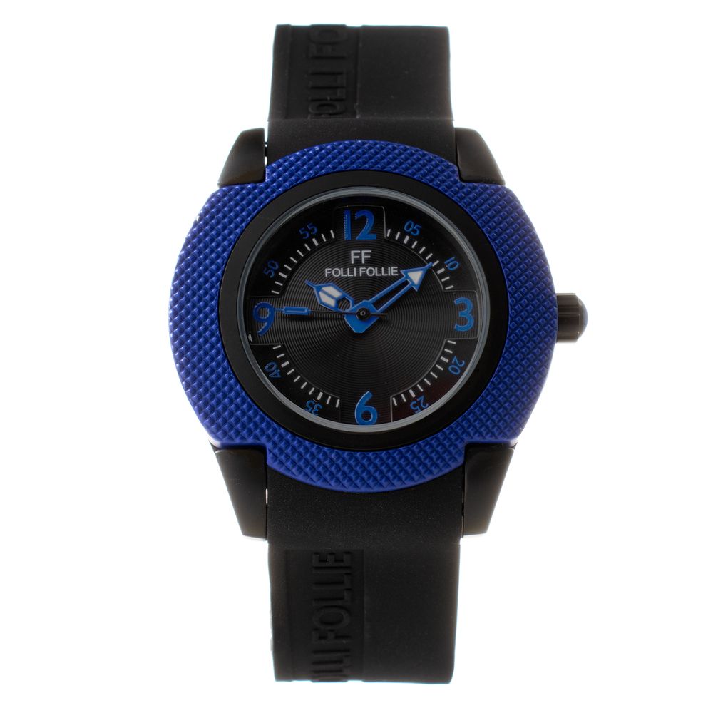 Folli Follie Black Synthetic Sports Watch