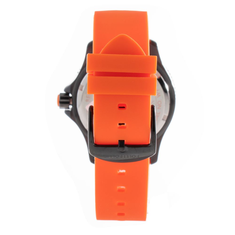 Folli Follie Orange Plastic Sports Watch