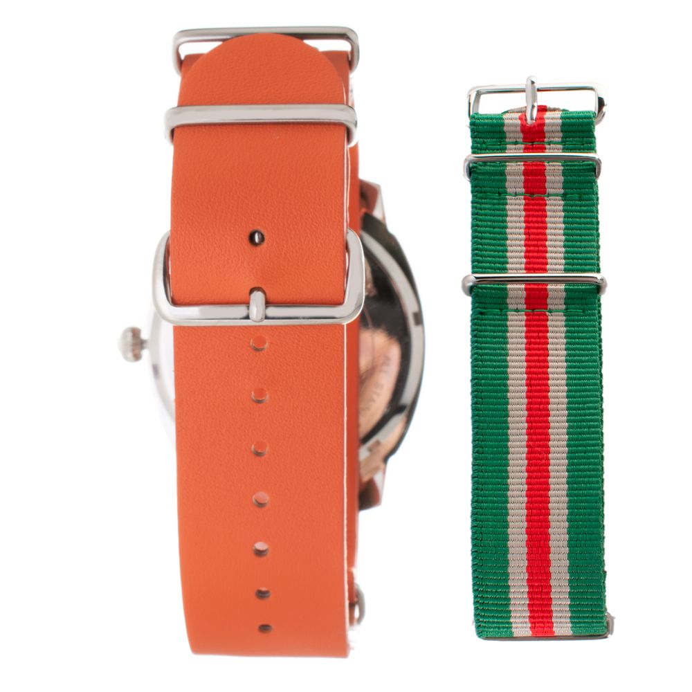 Folli Follie Orange Leather Wristwatch