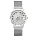 Juicy Couture Women's Silver-Tone Stainless Steel Bracelet Watch