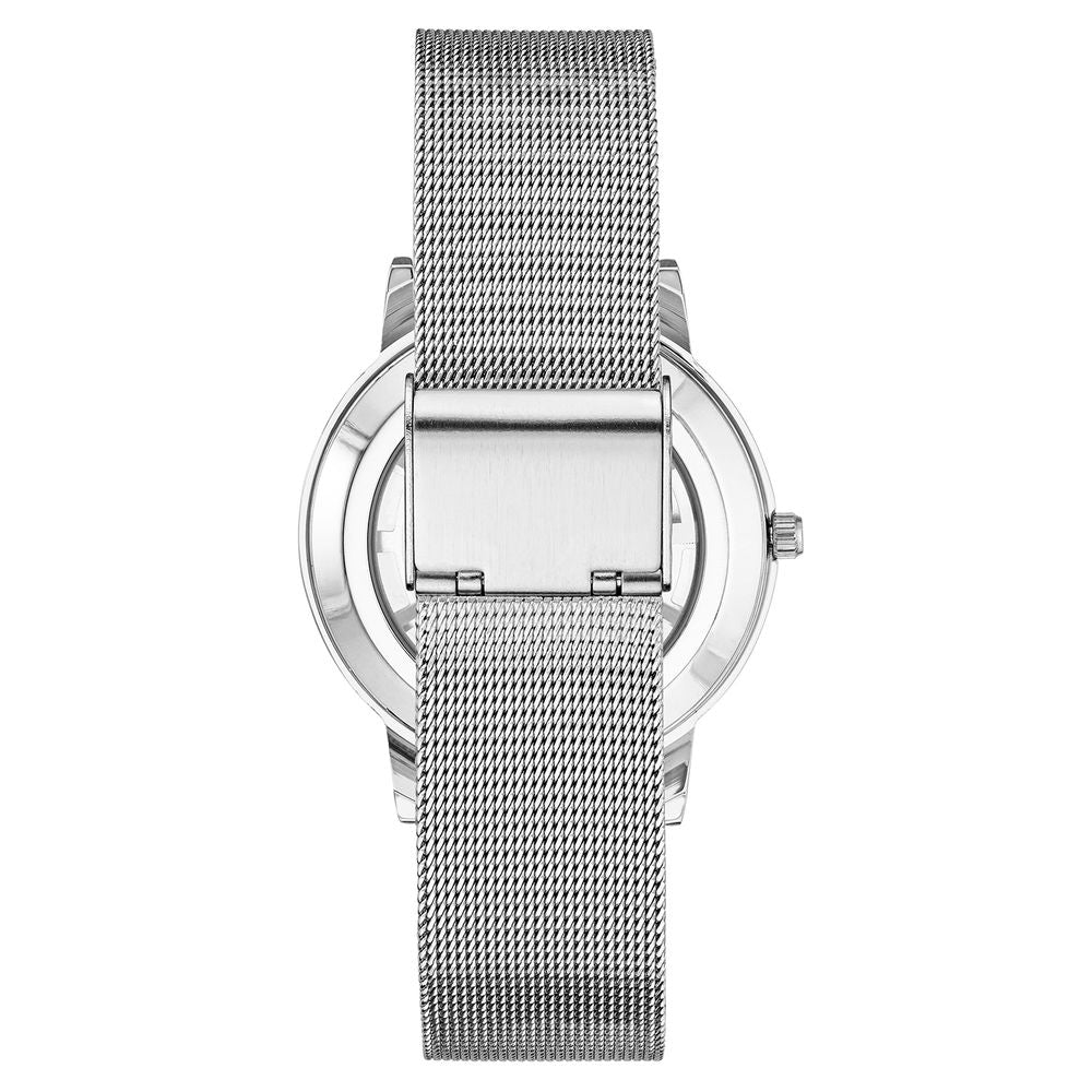 Juicy Couture Women's Silver-Tone Stainless Steel Bracelet Watch