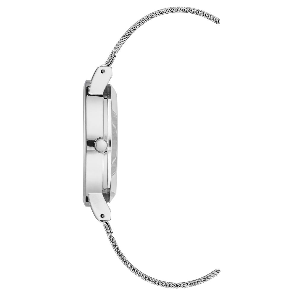 Juicy Couture Women's Silver-Tone Stainless Steel Bracelet Watch
