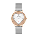 Juicy Couture Silberne Edelstahl-Armbanduhr