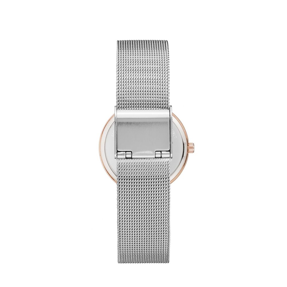 Juicy Couture Silberne Edelstahl-Armbanduhr
