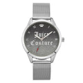 Juicy Couture Women's Silver-Tone Stainless Steel Bracelet Watch