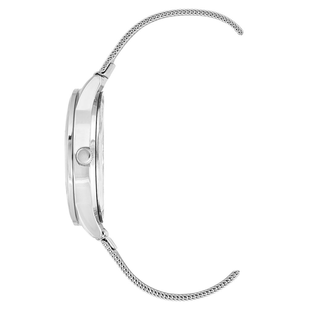 Juicy Couture Women's Silver-Tone Stainless Steel Bracelet Watch