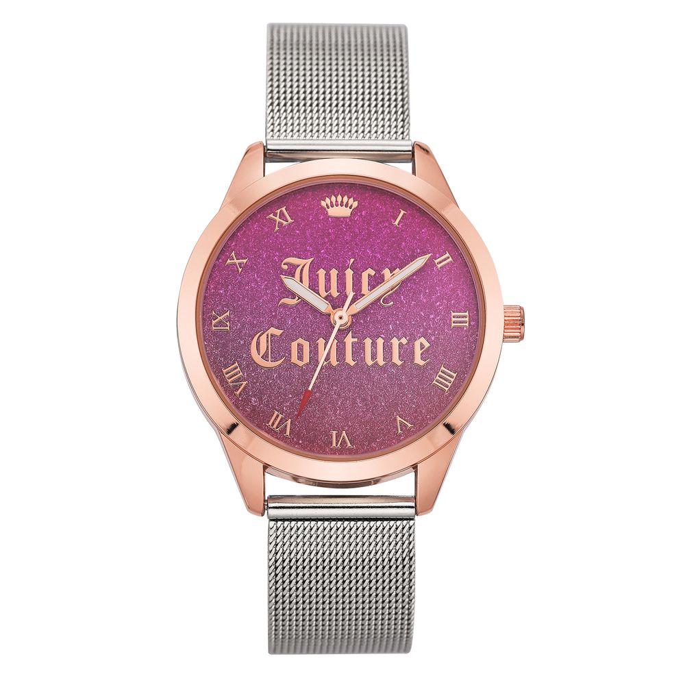 Juicy Couture Women's Silver Stainless Steel Dress Watch