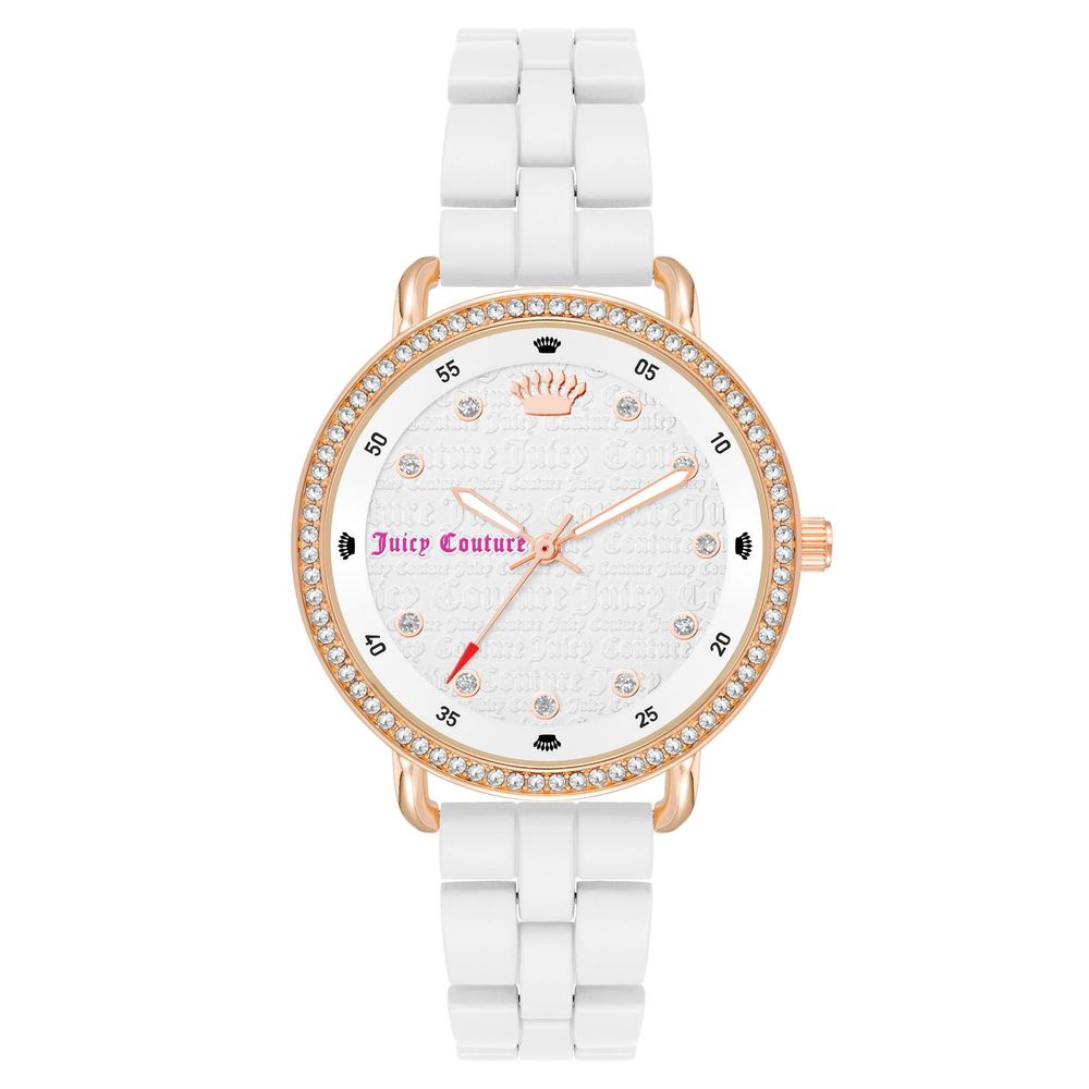 Juicy Couture Elegant White Metal Watch