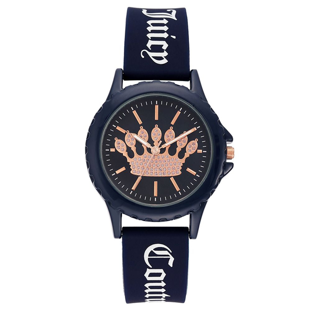 Juicy Couture Synthetische Blaue Armbanduhr