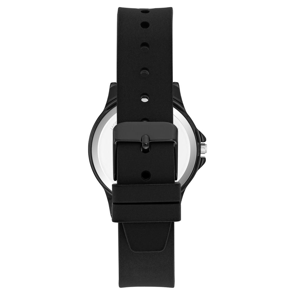 Juicy Couture Schwarze Synthetik-Armbanduhr