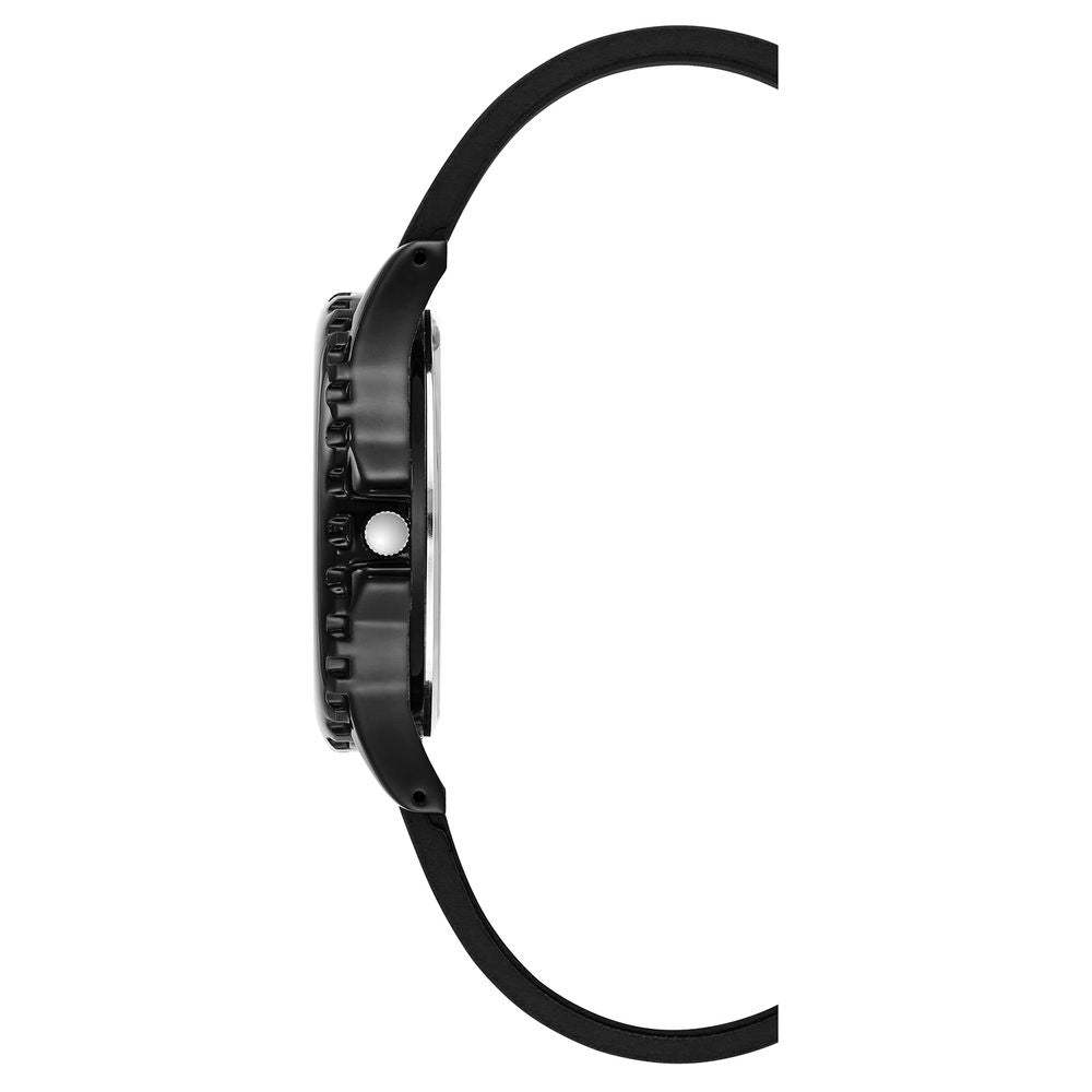 Juicy Couture Schwarze Synthetik-Armbanduhr