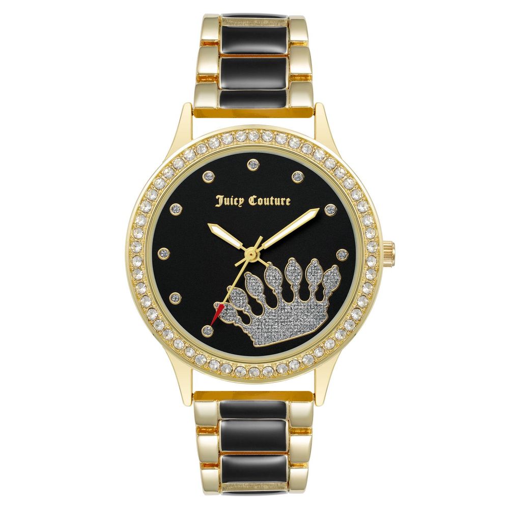 Juicy Couture Metall-Armbanduhr mit mehrfarbigem Zifferblatt