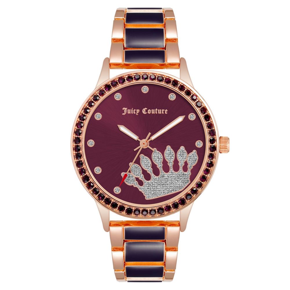 Juicy Couture Metallic Bracelet Watch with Multicolor Dial