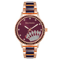 Juicy Couture Metallic Bracelet Watch with Multicolor Dial