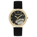 Juicy Couture Schwarze synthetische Kleid-Uhr