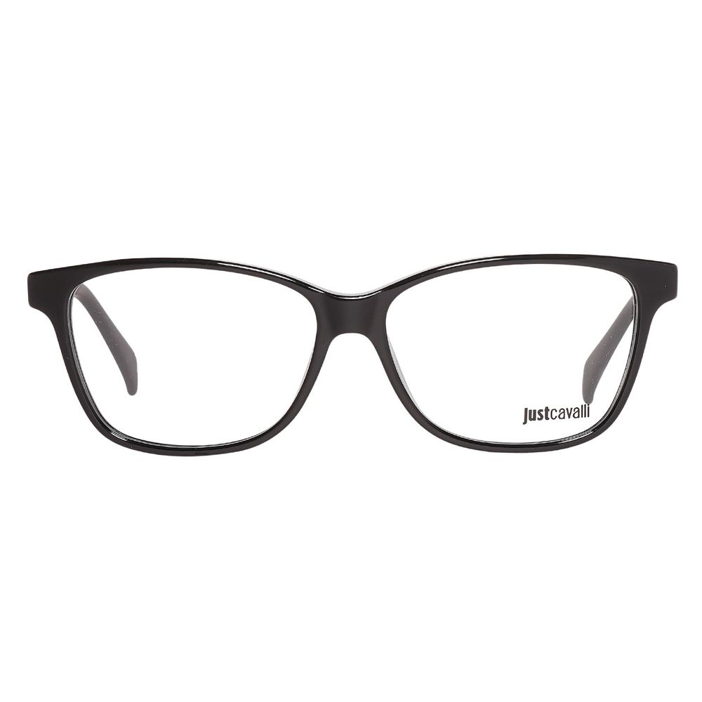 Just Cavalli Black Plastic Eyeglasses (Frames)