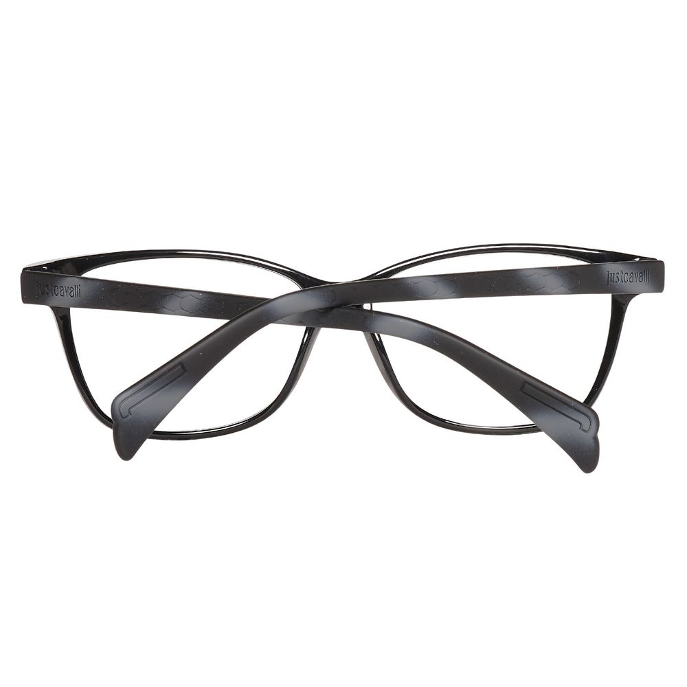 Just Cavalli Black Plastic Eyeglasses (Frames)