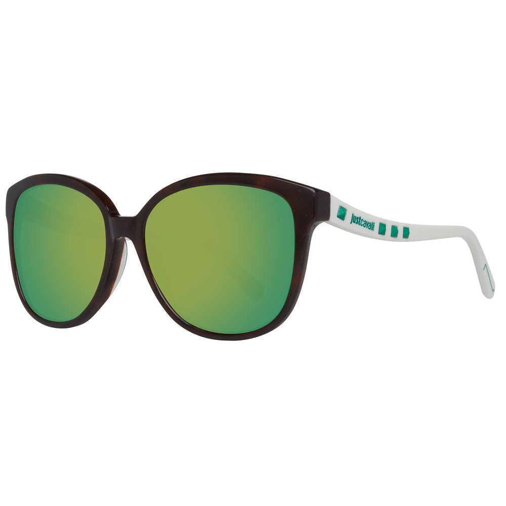 Just Cavalli Braune Sonnenbrille aus Kunststoff