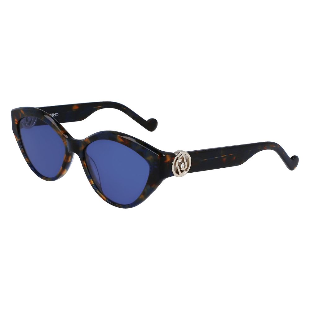 Liu Jo Blaue Sonnenbrille aus Acetat