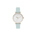 Olivia Burton Green Faux Leather Strap Watch