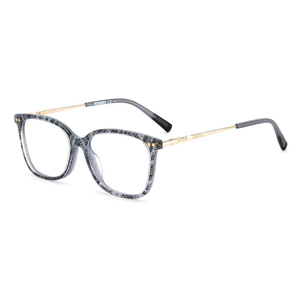 Missoni Schwarze und Weiße Acetat-Brille (Gestelle)