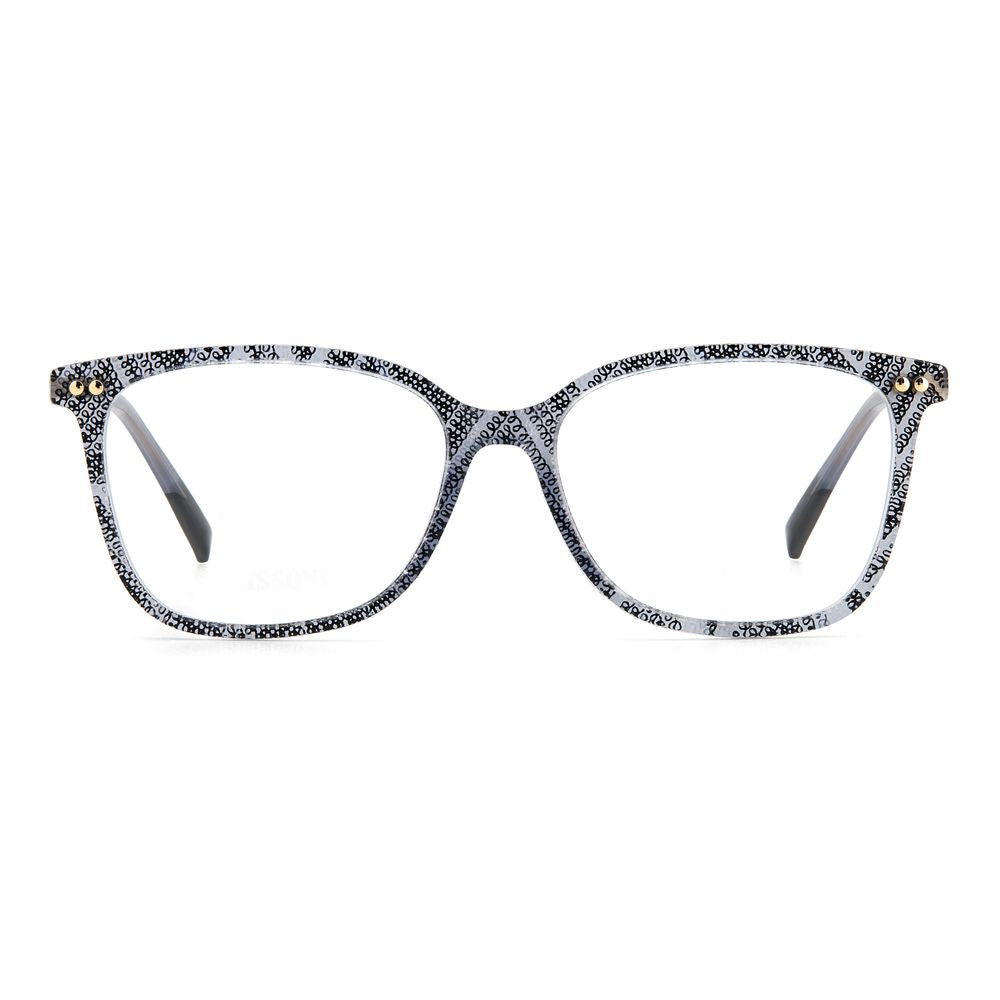 Missoni Schwarze und Weiße Acetat-Brille (Gestelle)